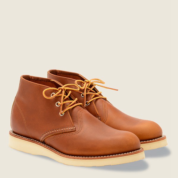 Heritage Sko Herre - Red Wing Work - Chukka-Iginal Læder - Brune - JKNYSD-723